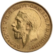 Halve Sovereign George V Gouden Munt