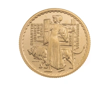 2001 Britannia Quarter Ounce Gold Proof Coin boxed with COA