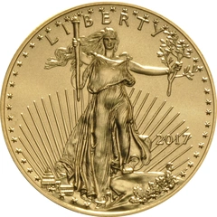 2017 1/2 troy ounce gouden American Eagle munt