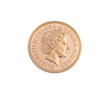 2010 - Gold Five Pound Coin, Brilliant Uncirculated