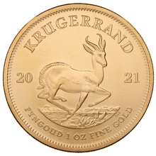 1 troy ounce gouden Krugerrand munt - 2021