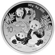 2025 30g Zilveren Chinese Panda Munt