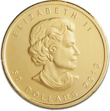 2013 1oz Canadian Maple Gold Coin