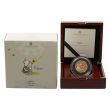 2020 Piglet Vijftig Pence Proof Gouden Munt In Doos