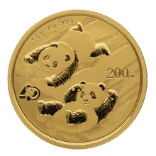 2022 15g Gouden Chinese Panda Munt