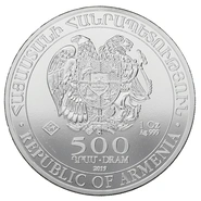 1 troy ounce zilveren Noah's Ark munt - 2019