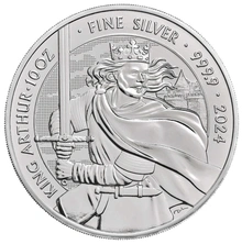 2024 Koning Arthur Mythen & Legenden 10oz Zilveren Munt