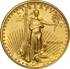 1989 1/10 troy ounce gouden American Eagle munt