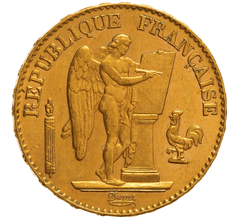 1897 20 French Francs - Guardian Angel - A