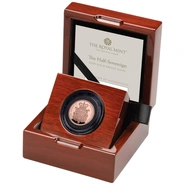 1/2 gouden Sovereign munt proof - 2025 (box)
