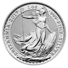 Zilveren Britannia munten