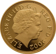 Gouden Twee Pence Munt