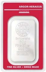 50 gram zilverbaar Argor-Heraeus