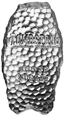 5oz Zilveren Staaf Scottsdale Tombstone Klompje