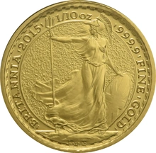 2015 Tenth Ounce Gold Britannia