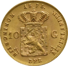 Gouden Tientje 1875-1889 (Willem III)