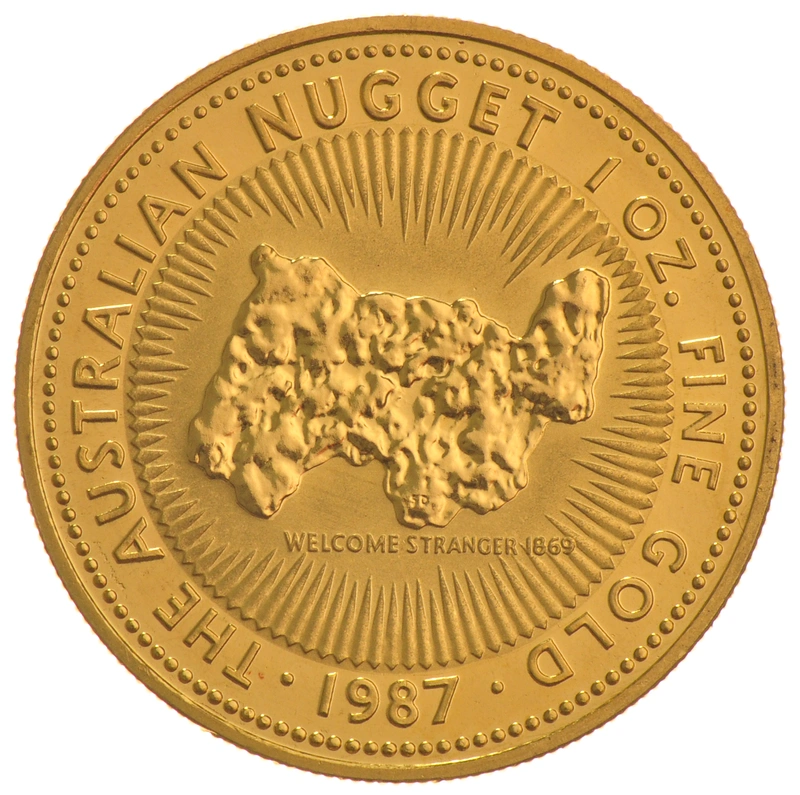 1987 1oz Gold Australian Nugget