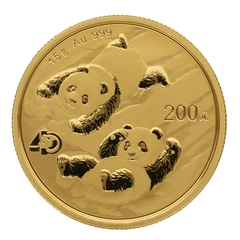 2022 15 gram gouden Panda munt