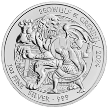 2024 Beowulf & Grendel Mythen & Legenden 1oz Zilveren Munt