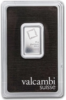 Valcambi 10 Gram Platinabaar