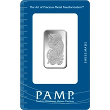 10 gram zilverbaar - PAMP Suisse