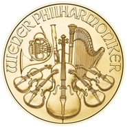 2025 1/10 Ons Oostenrijkse Gouden Philharmonic Munt
