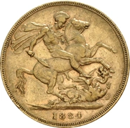 1884 Gold Sovereign - Victoria Young Head - M