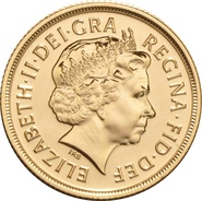 Sovereign - Elizabeth II, Fourth Head Gouden Munt