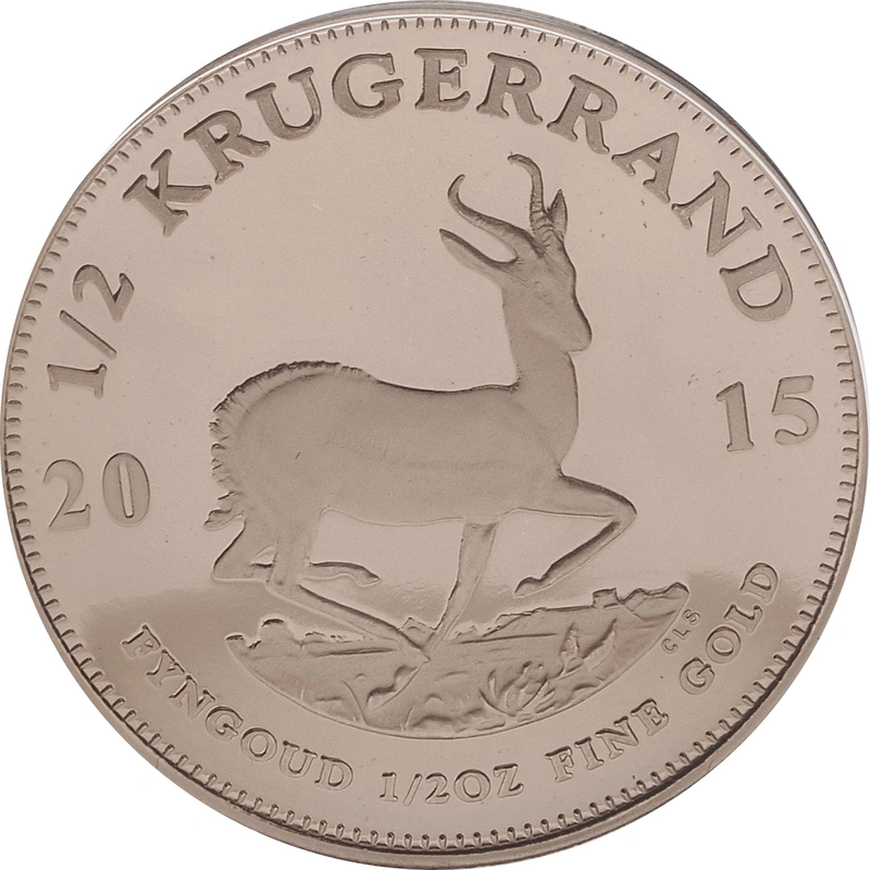 2015 Proof Half Ounce Krugerrand Gold Coin