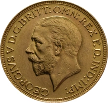 1929 Gouden Sovereign Munt - Koning George V - SA