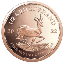 2022 Halve Ons Krugerrand Gouden Munt