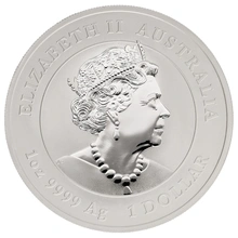 2023 Perth Mint Year of the Rabbit 1 Ons Zilveren Munt