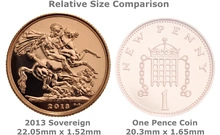 2013 Gouden Sovereign - Elizabeth II Fourth Head