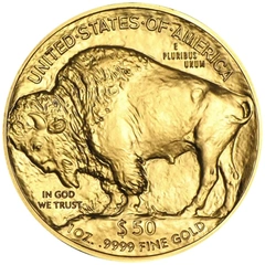 2024 1 troy ounce gouden American Buffalo munt