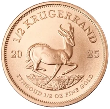 2025 Halve Ons Krugerrand Gouden Munt