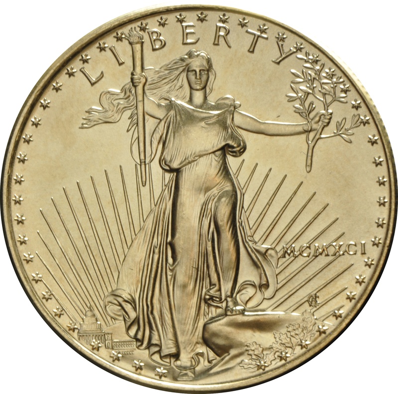1991 1oz American Eagle Gold Coin