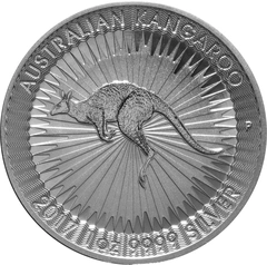 Zilveren Australian Kangaroo munten