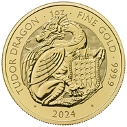 2024 Tudor Draak - Tudor Beesten 1oz Gouden Munt