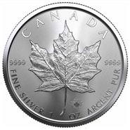 2023 1 Ons Canadian Maple Zilveren Munt