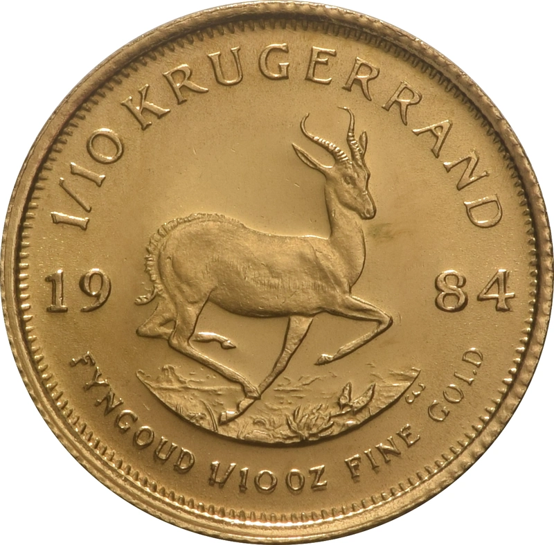1984 1/10oz Krugerrand Gold Coin