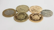 Gouden peace Dove munt WWII (box) - 1995