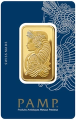 1 troy ounce goudbaar PAMP Suisse Lady Fortuna