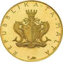 Maltese £50 1975 Balcony
