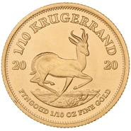 1/10 troy ounce gouden Krugerrand munt - 2020