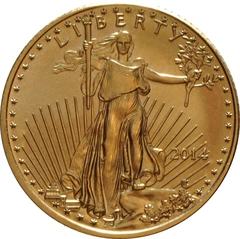 2014 1/10 troy ounce gouden American Eagle munt
