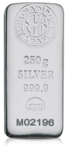 Nadir 250 Gram Zilverbaar
