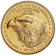 2022 Kwart Ons American Eagle Gouden Munt