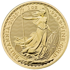 2025 1 troy ounce gouden Britannia munt