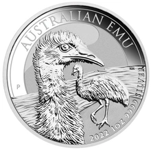 2022 1 Ons Zilveren Australian Emu