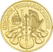 1 troy ounce gouden Philharmoniker munt - 2019